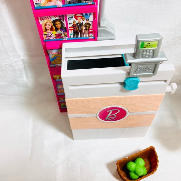 Barbie Grocery Store (15 mini pc) Shelves Checkout & S Grocery Checkout - Picture 6 of 13